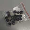 18 Pcs Rubber Grommet Kit for Hunter Ceiling Fan Parts - Grommets for Hunter Fan Blade Grommets Spare Kit - Ceiling Blade Rubber Washers