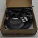 10X Magnifying Glass with Light and Stand, Upgraded Any Color Modes & Stepless Dimming Magnifying Lamp, 2-in-1 Hands Free LED Lighted Magnifier Desk Lamp for Craft Repair Soldering Close Work