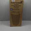 Mueller M-Resin Heavy Duty Tall Planters for Outdoor Plants, Indoor Grande Plant Pots, Boxes, Trees, Flower Pots, 2-Piece Set, 24, Modern Design, Built-in Drainage, Front Porch Decor, Light Gray