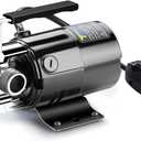 Trupow 1/10HP 330GPH 115Volt Mini Portable Electric Utility Sump Transfer Water Pump with ON/OFF Switch(Only Pump)