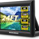 Inflatable Movie Screen Outdoor, 24FT Blow Up Projector Screen for Outside with Air Blower and Carry Bag, Support Front & Rear Projection Easy Set Up for Backyard Movie Night Pool Party