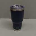 WETOWETO 30oz Tumbler with Lid, Stainless Steel Vacuum Insulated Water Coffee Tumbler, Double Wall Powder Coated Travel Mug Thermal Cup for Home Outdoor (Navy Blue, 1 Pack)