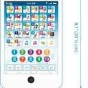 6-in-1 Kids Phone Toy: Educational Toys for Toddlers 1-3, Learning Tablet for 4 Year Old Boys & Girls, Kids Laptop, Tablet for Toddlers - Ideal Educational for 4+ Years (White/Blue)