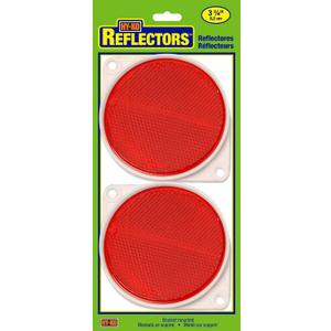 Hy-Ko Products CDRF-3R Nail On Reflector 3" Diameter Red, 1 Piece
