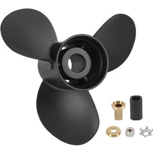 48-77344A45 Outboard Boat Propeller 13 1/4 x17 Pitch Replacement for Mercury 60 75 90 100 115 hp, 15 Spline Tooth, RH, 13.25 x 17P