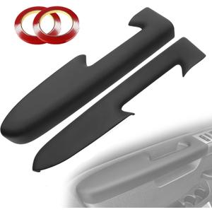 ZZEQYG Front Driver & Passenger Side Armrest Cover for Chevrolet Chevy Silverado Suburban Tahoe Avalanche GMC Sierra Yukon 2010-2014 Accessories Door Panel with Release Handle Above Armrest