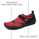 SAGUARO Women's Minimalist Shoes Adjustable Hiking Barefoot Shoe Trail Running Sneakers Nimble