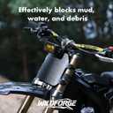 Electric Bike Front Number Plate - Imitation Carbon Fiber Electric Dirt Bike Accessories for for Sur-ron Light Bee S/X / X160 / X260