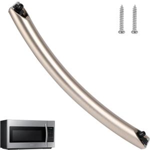 Upgrade ME16A4021AS Microwave Door Handle, Replaces with Samsung Microwave Handle ME16A4021AS, with 2 Screws, DE94-04313F Microwave Door Handle, Compitable for Samsung Microwave
