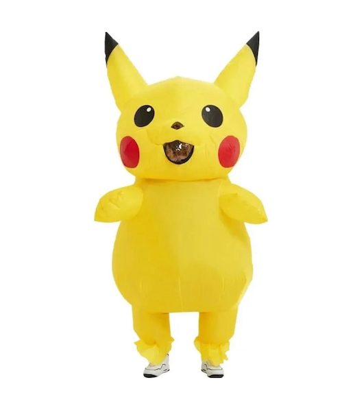 Yellow Mascot Inflatable Costumes for Adult, Inflated Halloween Costumes,Inflatable Costumes for Men Women,Blow up Costumes