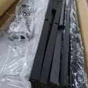 VASAGLE LED Bed Frame Queen Size, Queen Bed with Headboard and 4 Drawers, 1 USB Port and 1 Type C Port, Adjustable Upholstered Headboard 36.7/39.3 Inches, No Box Spring Needed, Light Gray URMB821G01