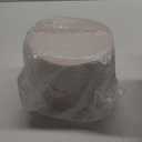 Nervure 100Pieces Pink and Gold Plastic Plates - 7.5inch Disposable Pink Salad/Dessert Plates - Heavy Duty Plastic Plate Ideal for Wedding & Party