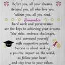 CPLJW Son Graduation Card - Class of 2025 Gifts for Son, Son's High School & College Graduation Cards for Him