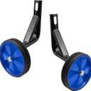 Pair of Black Bicycle Auxiliary Wheel Children's Bicycle Accessories,Training Wheels Kids Bike Children Training Bike Wheel
