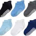 CozyWay Baby Ruffle Socks Baby Girl Turn Cuff Ankle Comfy Cotton Socks Infant - Multi Color - 6 Pair