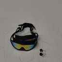 Rantizon Swim Goggles 2 Pack, Wide View Anti Fog&UV Swimming Goggles for Audlt, No Leaking Summer Gifts for Men Women Kid (Large for Adults, Aqua & Bright Orange)