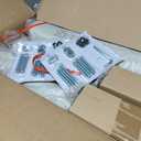 VECELO Upholstered Dining Chairs Set of 6, Modern Accent Parsons with Comfort Seat, Solid Wood Legs w/Rubber Footpads, for Living Room Kitchen, Beige