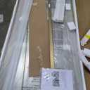 KPUY Frameless Shower Door, 55-60" W x 76" H Sliding Glass Shower Door, 1/4" (6mm) Thick Tempered Clear Glass with Explosion-Proof Film Nano Coating, Brushed Gold