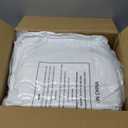 Full Size Quilted Fitted Mattress Pad Cover with Deep Pocket Fitted 8" - 21", Ultra Soft and Comfortable, Breathable (White, Full)