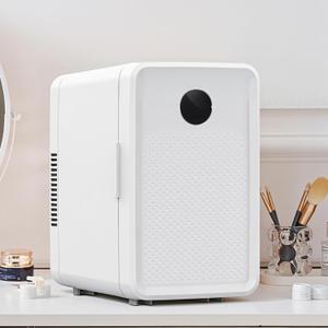 Kikihouse 12L/22L Mini Fridge for Bedroom, Small Refrigerator for Skincare | Personal Cosmetics Refrigerator, Thermoelectric Cooler & Warmer for Drinks, Food, Beauty, Makeup, Dorm, Car, Office Desk