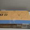 Double Induction Cooktop, 1800W Portable Induction Cooktop 2 Burner Independent Touch Control, Ceramic Electric Stove with 9 Temperature and Power Level, Safety Lock, 3 Hour Timer - Black