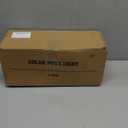 APONUO Solar Post Cap Lights Color Changing 6 Pack - RGB 8 Solid & Gradient Colors, IP65 Waterproof, for 4x4 5x5 6x6 Wood Vinyl Fences, Deck, Patio, Yard (Black)