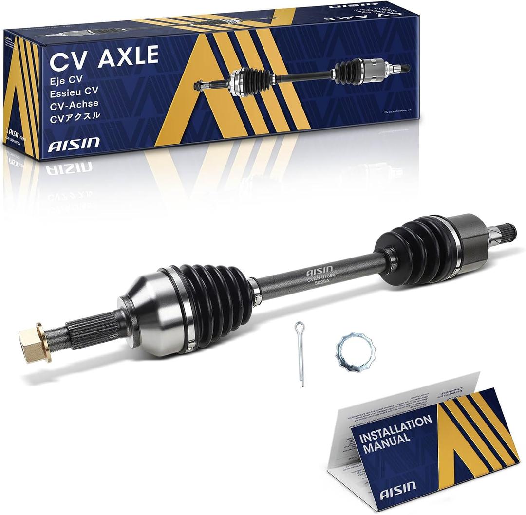 AISIN AFTERMARKET CVAN-01658 Front Left CV Axle Assembly | Compatible with Nissan Altima 2007-2013, Rogue 2008-2013, Rogue Select 2014-2015, Sentra 2007-2012