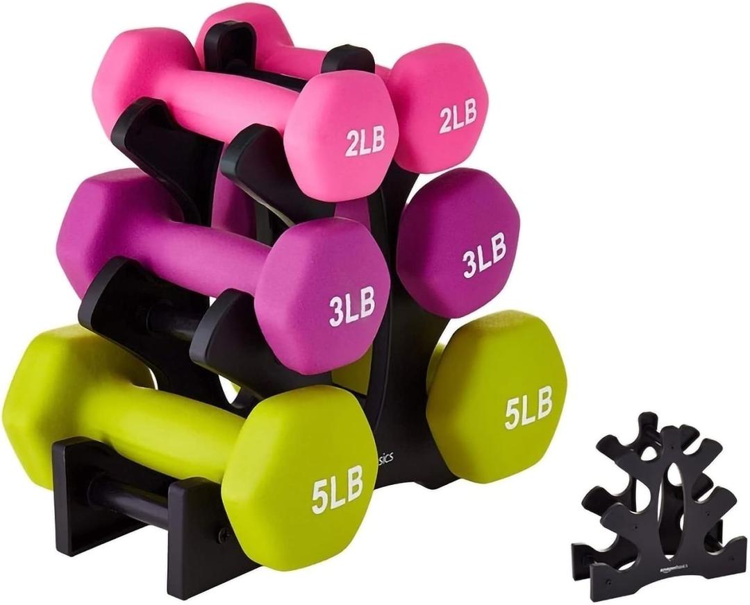 Dumbbell Rack, 3 Tier 10KG A-Frame Load Weight Rack Small Weight Tree Rack Dumbbells for Home Gym Exercise 9.06 * 8.86 * 3.35 In Only Dumbbell Rack