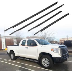 Weatherstrip Window Molding Trim Seal Compatible with 2007-2020 Tundra Double Cab Replaces 68160-0C020 68210-0C020 68163-0C010 68164-0C010