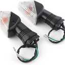 Newsmarts Motorcycle Turn Signal Indicator Light Blinker Lamp Replacement for Kawasaki KLR 650 2008-2017 / NINJA 650R 2006-2008 / NINJA ZX-6R 2007-2012