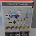 Toy Airplane with Smoke, Lights & Sounds, Friction Powered Plane Toy with Mini Cars for Kids, Boys and Girls, not the whole set