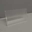 5x8 Acrylic Index Card Holder Index Card Display Stand For Desk Note Cards File Box Postcard Holder Business Stand Display Index Organizer Case for Office Business Desktop(No Cards) (Transparent)
