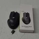 acer Wireless Mouse for Laptop, 2.4GHz Computer Mouse 3 Adjustable DPI Office Cordless USB Mice with USBA Receiver, 6 Buttons, 1600 DPI, Medium to Large Sized Hands Compatible with PC, Laptop, Desktop (Black)