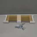 Goo-Ki 6 Pack 12 5/8" Center to Center Brushed Gold Modern Cabinet Pulls Solid Contemporary Home Improvement Hardware Drawer Pulls Zinc Alloy Kitchen Handles