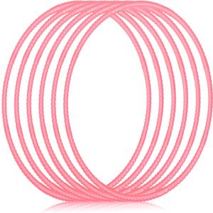 Shappy 6 Pcs Exercise Hoop Detachable Adjustable Plastic Toy Playground Toys Colored Hoop Circles for Teens Games Gymnastics Dog Agility Equipment Party Decor (23 Inch)