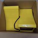 PAHTTO Wheel Chocks, 4Pack Heavy Duty Wheel Chocks with Rope for Easy Removal, Durable, Non-Slip, Hard Plastic Wheel Chocks for, RV, Camper, Effective in Keeping Your Vehicle in Place, Yellow