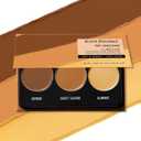 Black Radiance True Complexion Crme Contour Palette, Defines, Sculpts, Highlights  Light to Medium