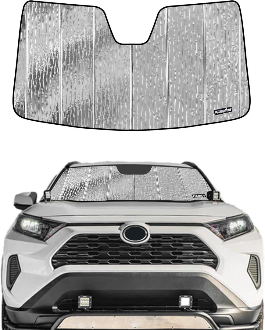 Windshield Sunshade for Toyota RAV4 2019-2025, RAV4 Prime 2021-2025 Front Window Shade - AstraGuard