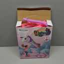 beefunni Unicorn Rocket Launcher for Kids, 4 Unicorns Outdoor Toys for Girls, Christmas Easter Birthday Gifts for Girls Ages 2 3 4 5 6 7 8 Years Old, Fun Indoor Toys for Kids Ages 2-4-6 Years Old (Multicolored)