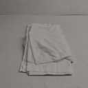 White Semi Sheer Linen Curtains 90 inch Length for Living Room Back Tab Rod Pocket Modern Farmhouse Coastal Decor Off White Cotton Textured Gauze Curtains 90 inches long for Dining Room Office