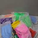 Meooeck 9 Pcs Hopper Ball Carnival Outdoor Game 22 Inch Jumping Hopping Outdoor Bouncy Ball with Handles and Air Pump for Sports School Games Exercise (Multicolor)