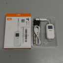 1Mii SafeFly Dual | Bluetooth 5.3 Adapter Bluetooth Transmitter w/Screen for Wireless Headphones, Wireless Audio Transmitter Use with 3.5 mm Audio Jack on Airplanes/Gym/TVs-Transmitter Only