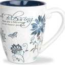Pavilion Gift Company Blessing Ceramic Mug, 17-Ounce, Mark My Words,Multicolored