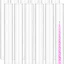 12 Pcs Hurricane Candle Holder Sleeve, H:16" D:2" Bottomless Glass Cylinder Candleholder Tall Clear Glass Cylinder Open Both Ends, Chimney Tube Cover, Open Ended Candle Shade