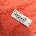 Amazon Essentials Women's Sherpa Long-Sleeve Mock Neck Full-Zip Jacket with Woven Trim, Brown Coral Pink Color Block, XX-Large