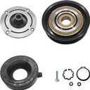 A/C Compressor Clutch Assembly Kit Plate Pulley Bearing Coil CO10736C Replacement for Honda Odyssey 2008-2017, AC Air Conditioning Compressor Clutch Coil Auto Repair Kit