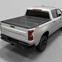 Low Profile Hard Folding Truck Bed Tonneau Cover Fits 2019-2025 Chevy/GMC Silverado/Sierra 5'8" Bed (69.6")