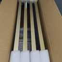 18x24 inch Picture Frame, 18x24 Photo Frames with 16x20 Removable Mat - High Definition Plexiglass - Vertical and Horizontal Display - Wall Hanging Poster Frame - Gold, 4 Pack