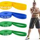 Pull Up Bands, Resistance Bands, Pull Up Assistance Band Resistance Exercise Bands for Men & Women Working Out, Body Stretching, Physical Therapy, Muscle Training - Blue Model 001