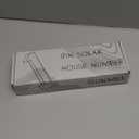 ISUNMEA 9 Inch Solar Lighted House Numbers for Outside, Light Up Waterproof LED Address Numbers Signs for Houses, Large Personalized Illuminated Exterior Modern House Numbers Light (1-Black, 9IN)